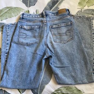 American Eagle, stretch mom Jean, high waist.